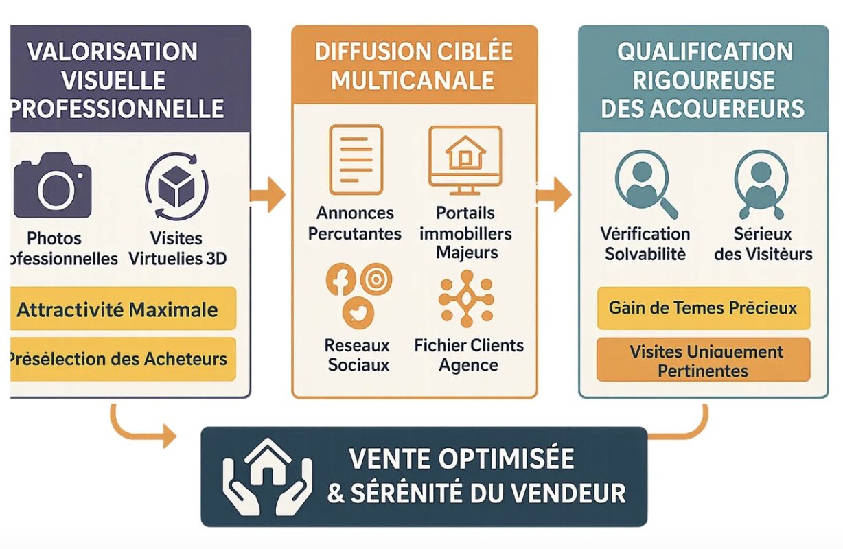 La stratégie de commercialisation : comment l'agent immobilier rend votre bien visible et attractif